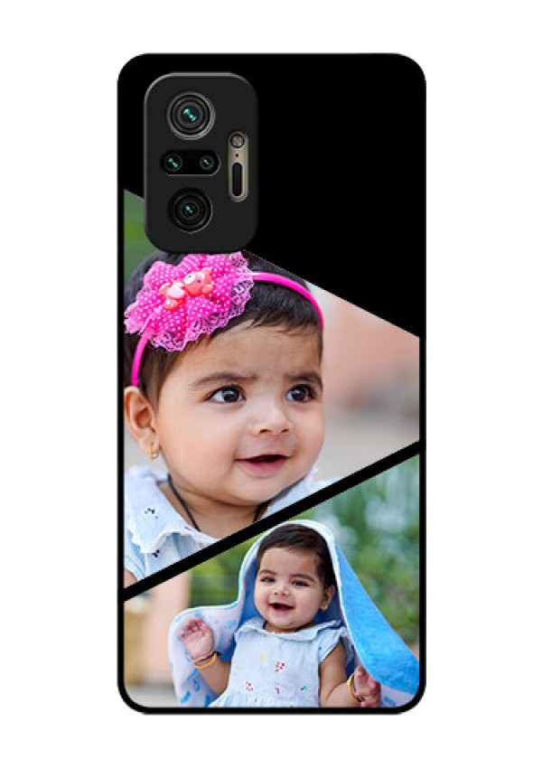 Redmi Note 10 Pro Custom Glass Phone Case - Semi Cut Design