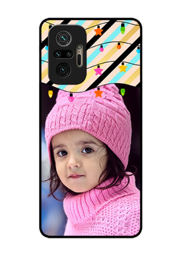 Redmi Note 10 Pro Custom Glass Mobile Case - Lights Hanging Design