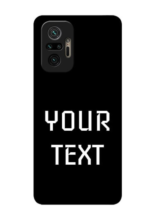 Redmi Note 10 Pro Your Name on Glass Phone Case