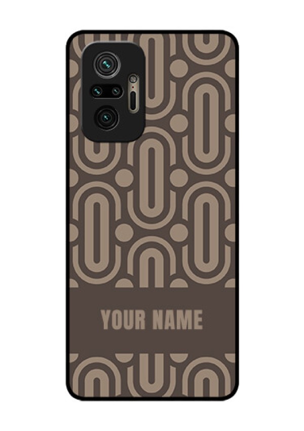 Xiaomi Redmi Note 10 Pro Custom Glass Phone Case - Captivating Zero Pattern Design