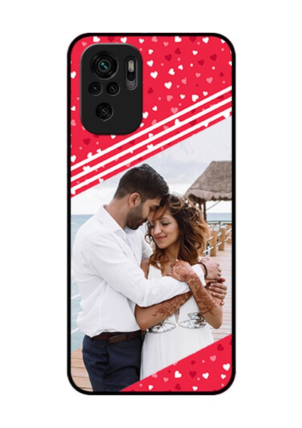 Redmi Note 10 Custom Glass Mobile Case - Valentines Gift Design