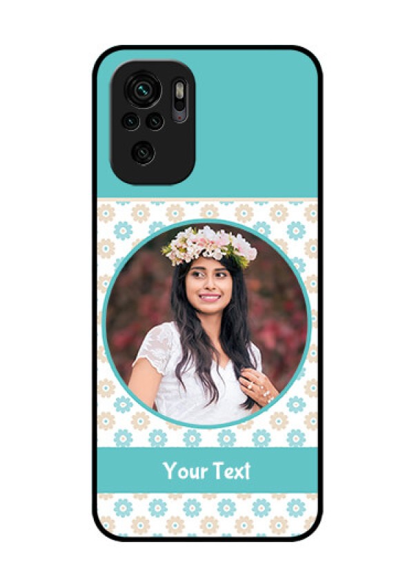 Redmi Note 10 Custom Glass Mobile Case - Beautiful Flowers Design