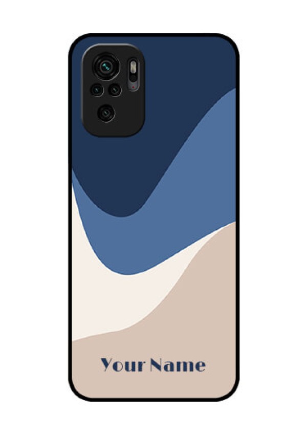 Xiaomi Redmi Note 10 Custom Glass Phone Case - Abstract Drip Art Design