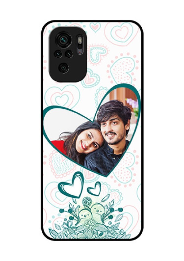 Redmi Note 10s Photo Printing on Glass Case - Premium Couple Design