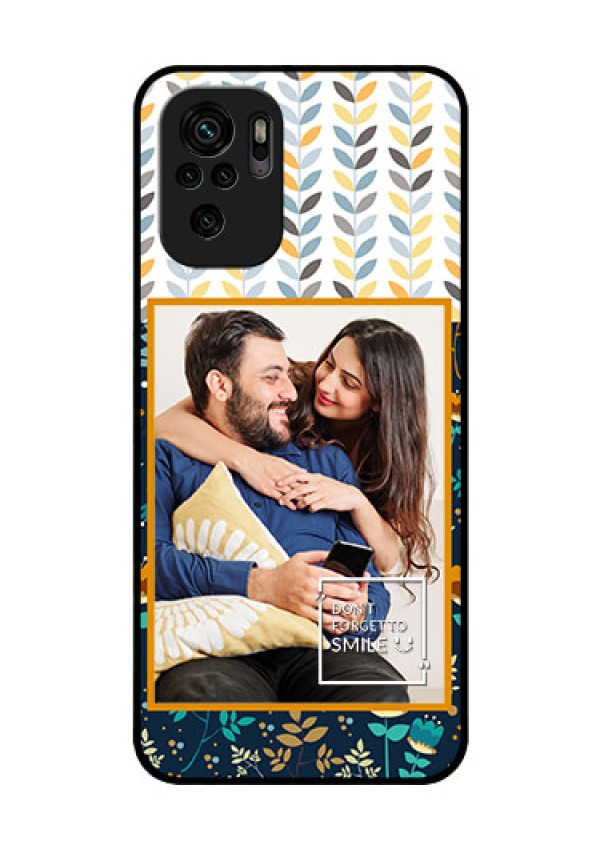 Redmi Note 10s Custom Glass Mobile Case - Pattern Design