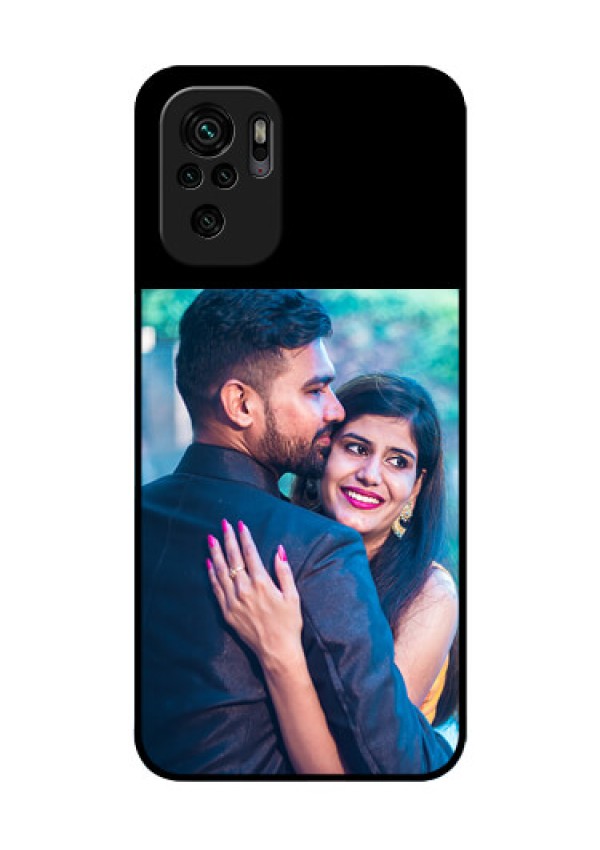 RedmiNote 10S Custom Glass Phone Case - Upload Full Picture With Custom Color Design