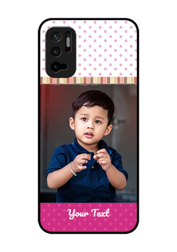 Redmi Note 10T 5G Photo Printing on Glass Case - Cute Girls Cover Design