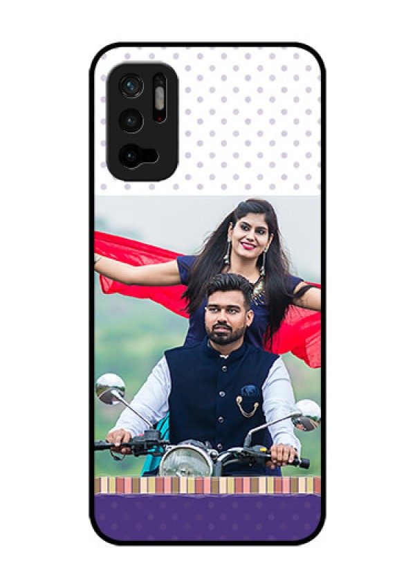 Redmi Note 10T 5G Photo Printing on Glass Case - Cute Family Design