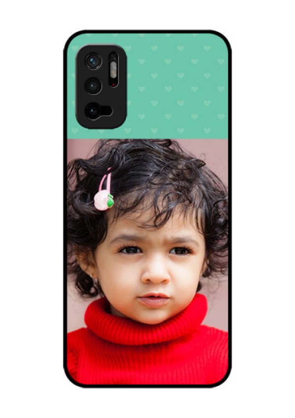 Redmi Note 10T 5G Custom Glass Phone Case - Lovers Picture Design
