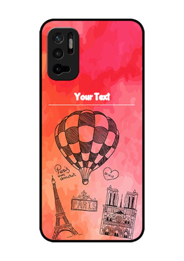 Redmi Note 10T 5G Custom Glass Phone Case - Paris Theme Design