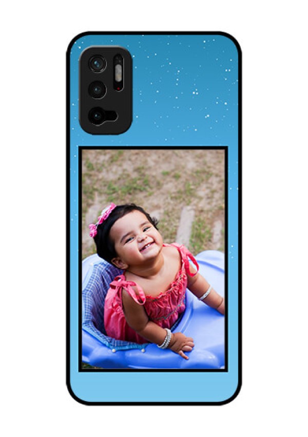 Redmi Note 10T 5G Custom Glass Mobile Case - Wave Pattern Colorful Design