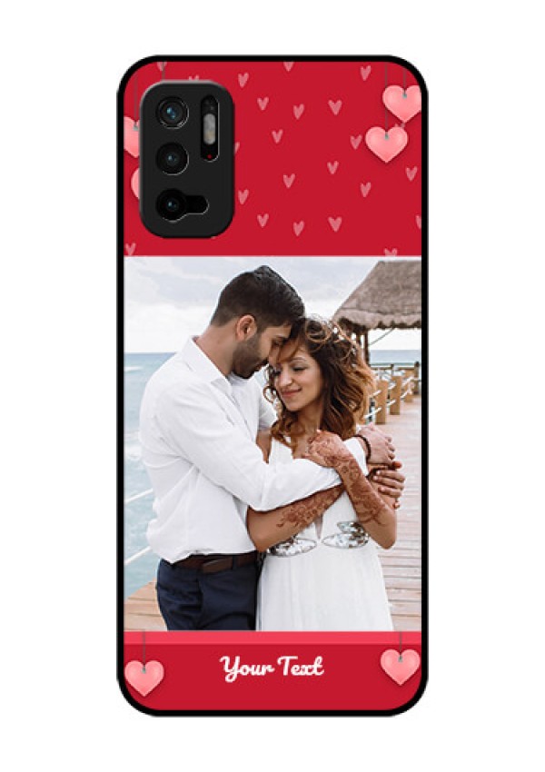 Redmi Note 10T 5G Custom Glass Phone Case - Valentines Day Design