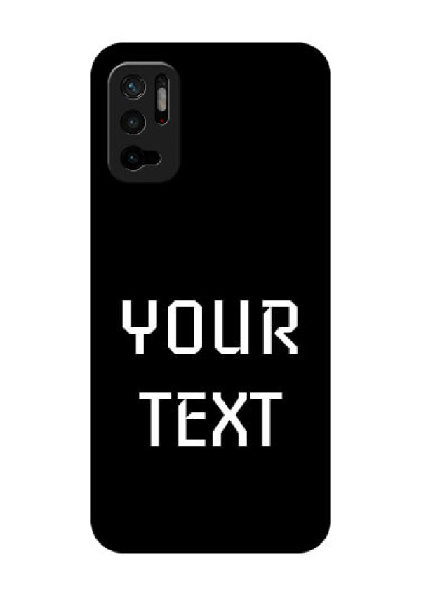 Redmi Note 10T 5G Your Name on Glass Phone Case
