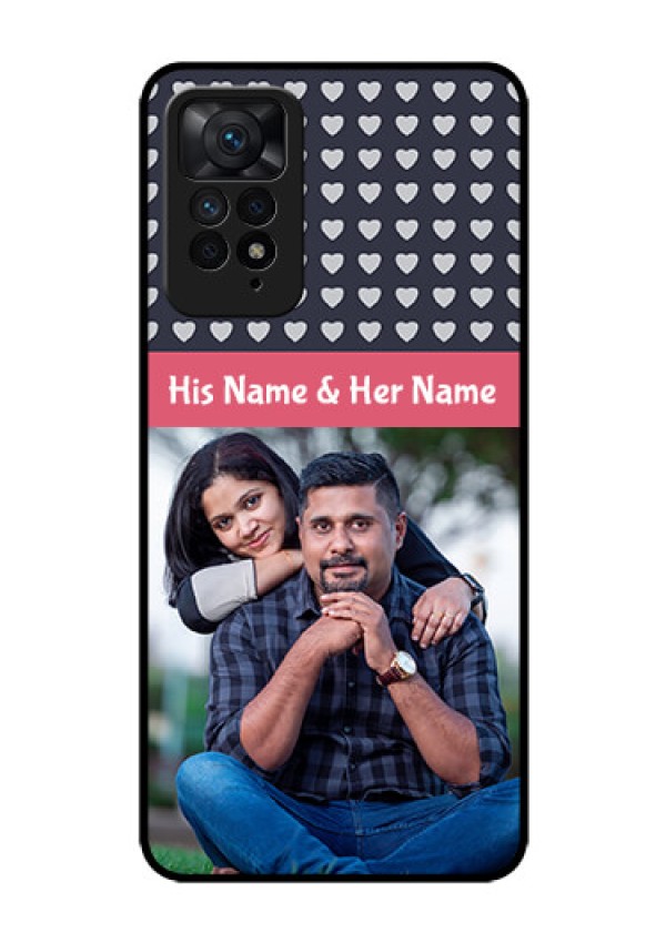 Redmi Note 11 Pro 5G Custom Glass Mobile Case - Love Symbols Design