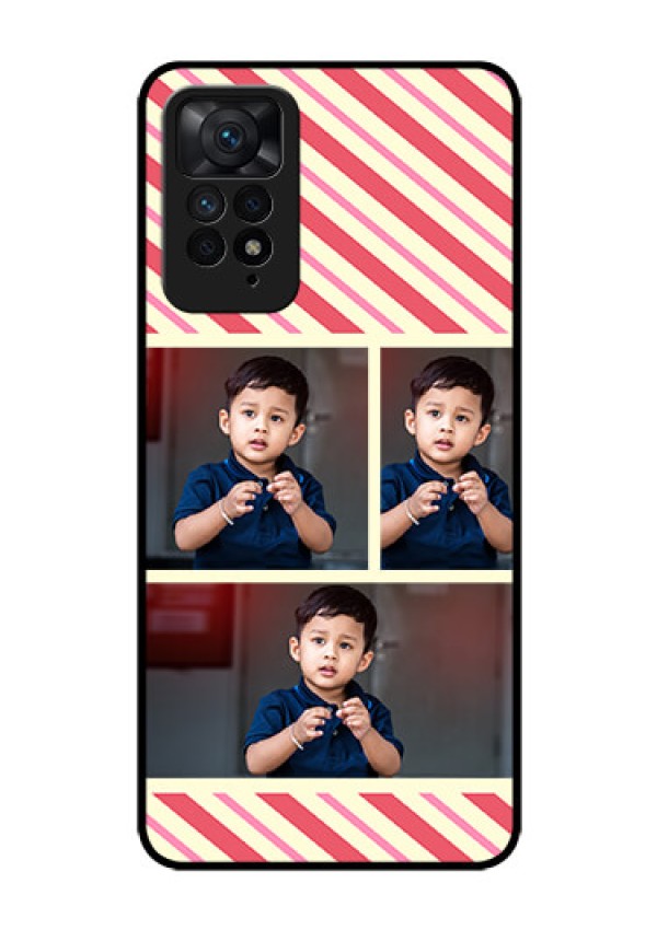 Redmi Note 11 Pro 5G Personalized Glass Phone Case - Picture Upload Mobile Case Design