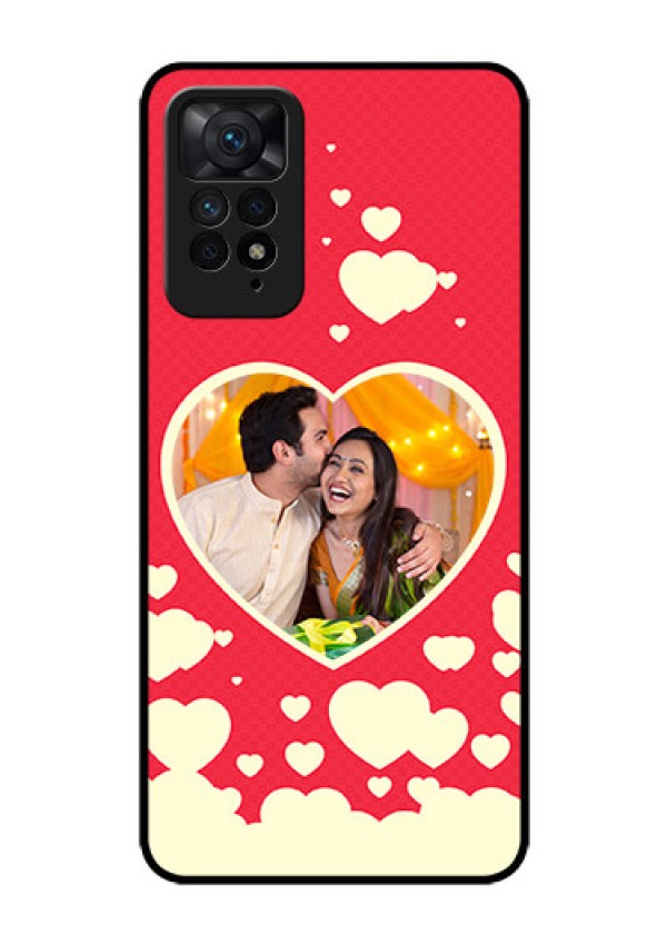Redmi Note 11 Pro 5G Custom Glass Mobile Case - Love Symbols Phone Cover Design