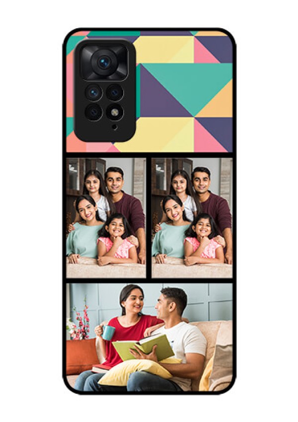 Redmi Note 11 Pro 5G Custom Glass Phone Case - Bulk Pic Upload Design