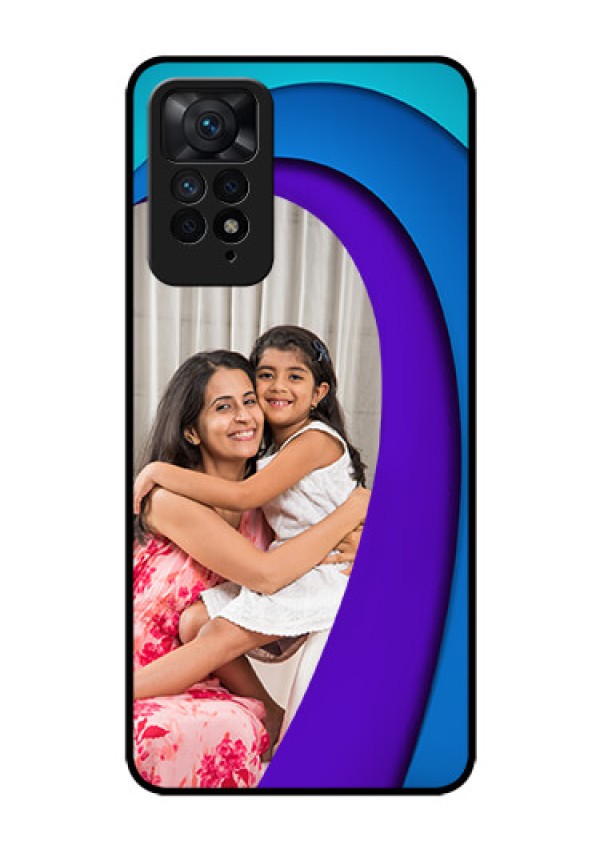 Redmi Note 11 Pro 5G Photo Printing on Glass Case - Simple Pattern Design