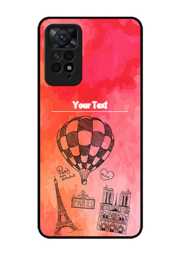 Redmi Note 11 Pro 5G Custom Glass Phone Case - Paris Theme Design