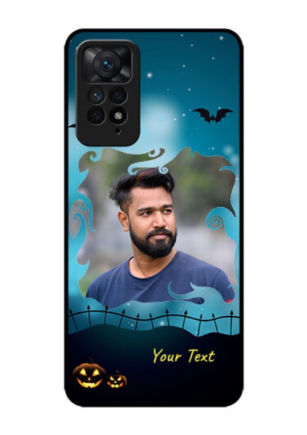Redmi Note 11 Pro 5G Custom Glass Phone Case - Halloween frame design