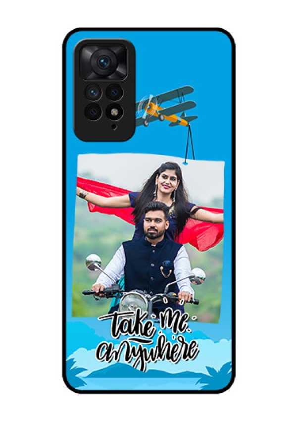 Redmi Note 11 Pro 5G Custom Glass Mobile Case - Traveller Design