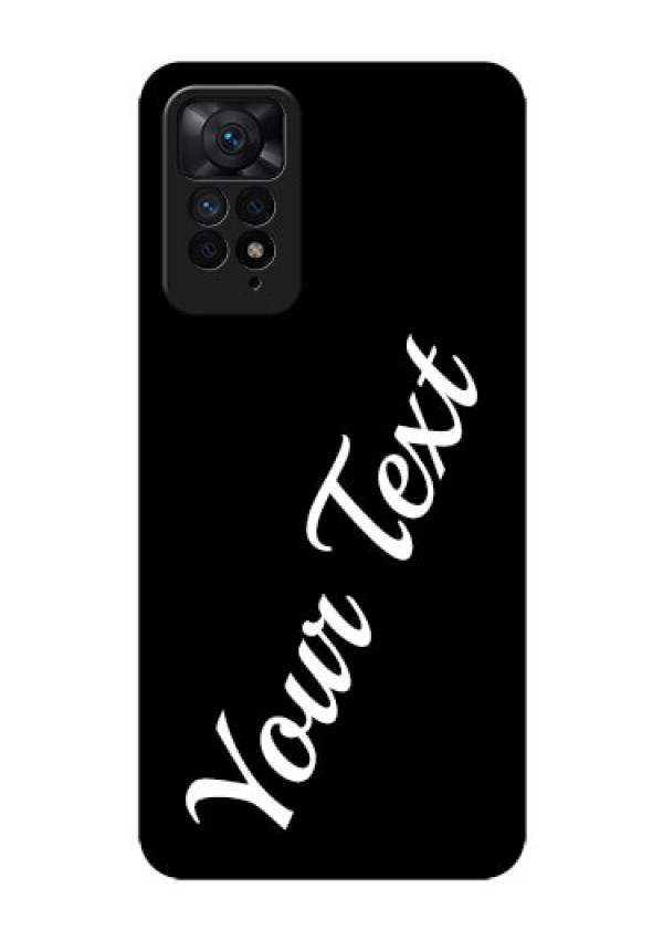 Redmi Note 11 Pro 5G Custom Glass Mobile Cover with Your Name