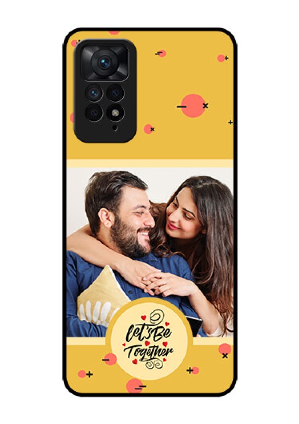Xiaomi Redmi Note 11 Pro 5G Photo Printing on Glass Case - Lets be Together Design