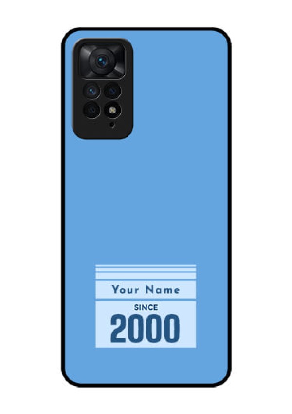 Xiaomi Redmi Note 11 Pro 5G Custom Glass Mobile Case - Custom Year of birth Design