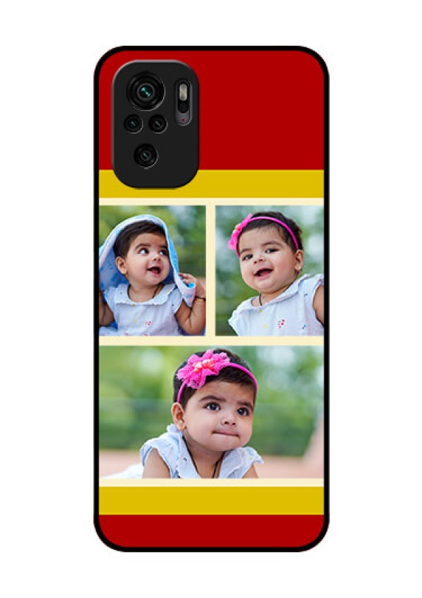 Redmi Note 11 Se Custom Glass Mobile Case - Multiple Pic Upload Design