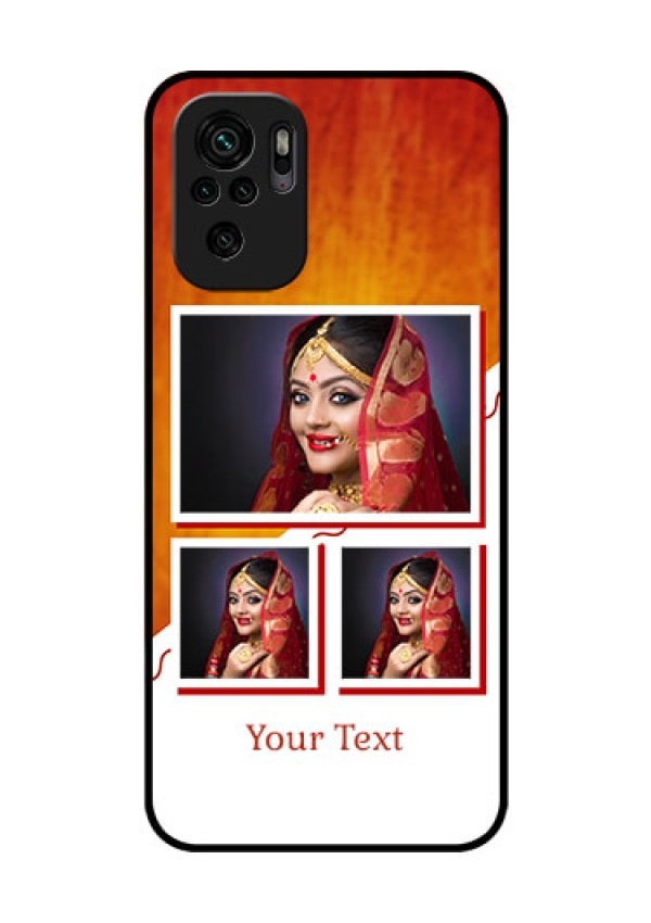 Redmi Note 11 Se Custom Glass Phone Case - Wedding Memories Design