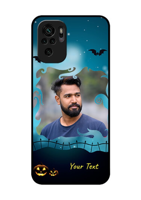 Redmi Note 11 Se Custom Glass Phone Case - Halloween frame design