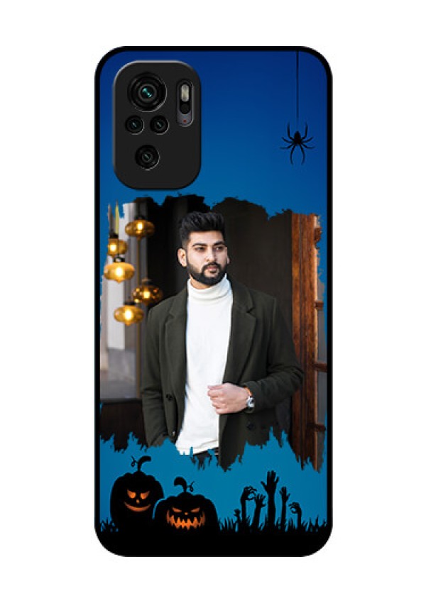 Redmi Note 11 Se Photo Printing on Glass Case - with pro Halloween design