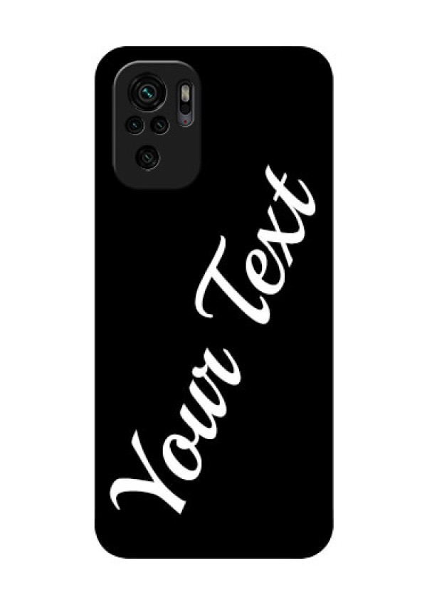 Redmi Note 11 Se Custom Glass Mobile Cover with Your Name