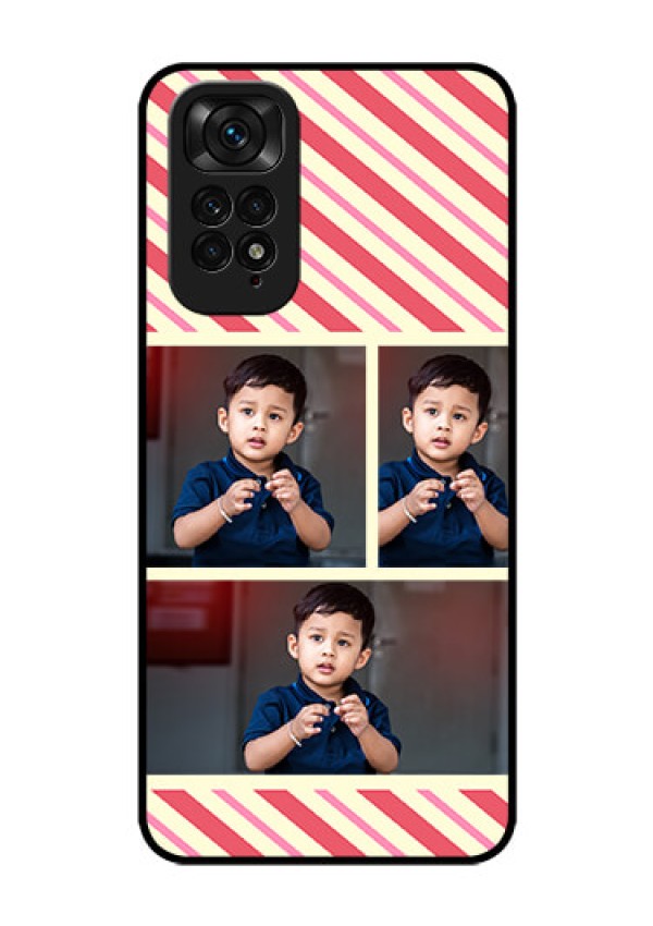 Redmi Note 11 Personalized Glass Phone Case - Picture Upload Mobile Case Design