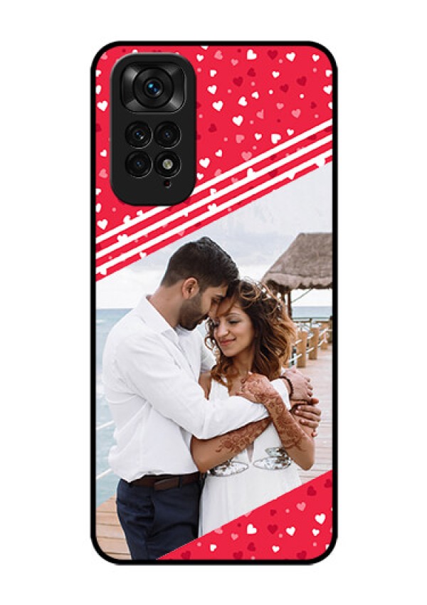 Redmi Note 11 Custom Glass Mobile Case - Valentines Gift Design