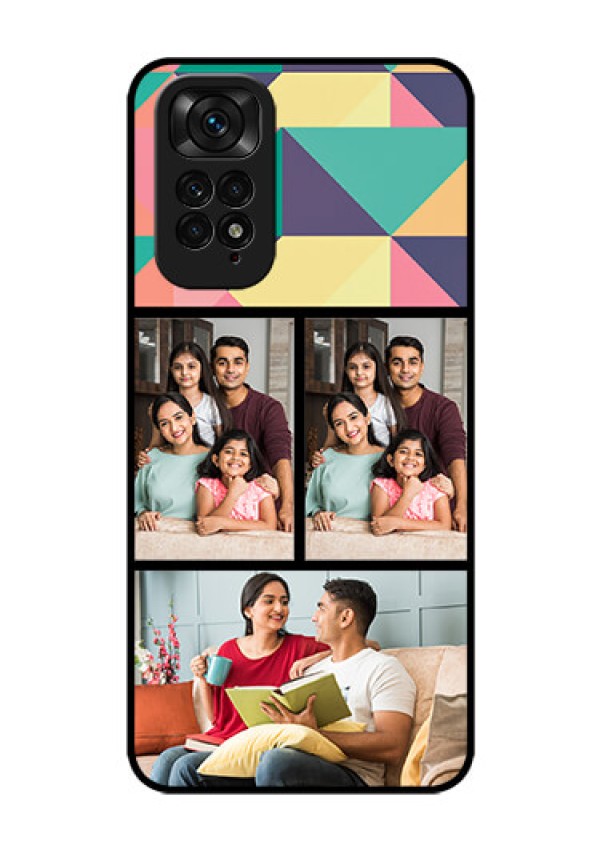 Redmi Note 11 Custom Glass Phone Case - Bulk Pic Upload Design