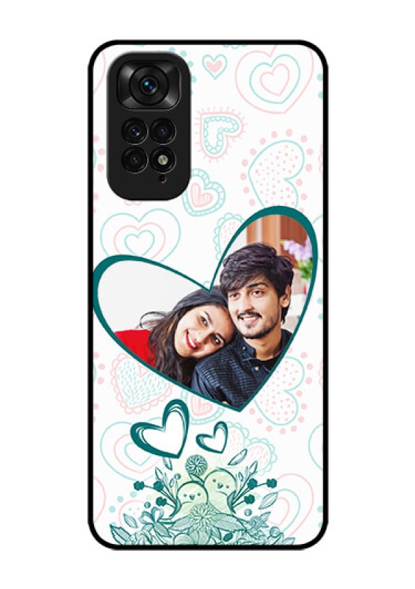 Redmi Note 11 Photo Printing on Glass Case - Premium Couple Design