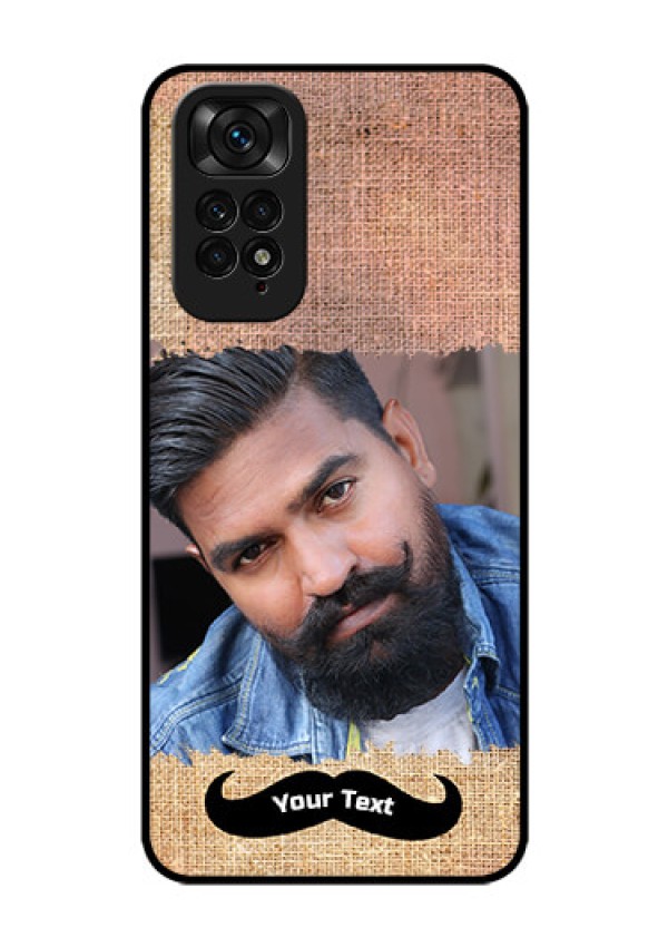 Redmi Note 11 Personalized Glass Phone Case - with Texture Design