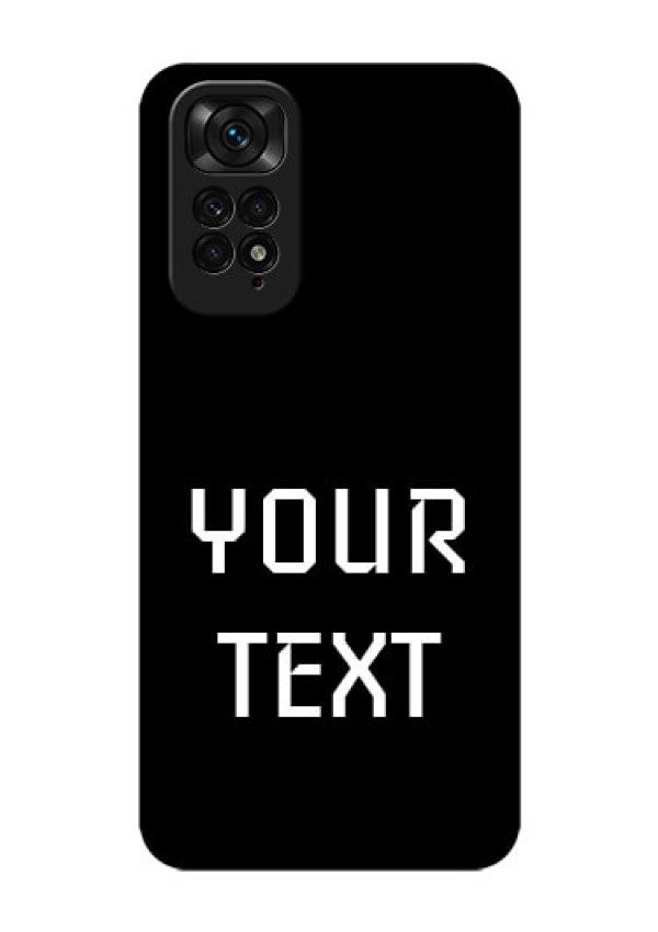 Redmi Note 11 Your Name on Glass Phone Case