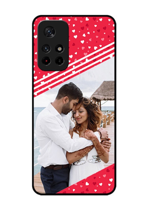 Redmi Note 11T 5g Custom Glass Mobile Case - Valentines Gift Design