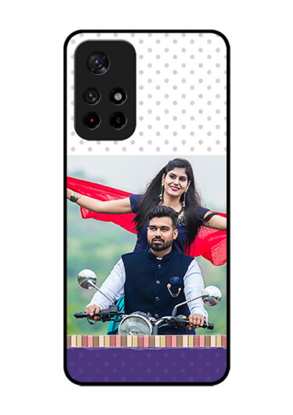 Redmi Note 11T 5g Photo Printing on Glass Case - Cute Family Design