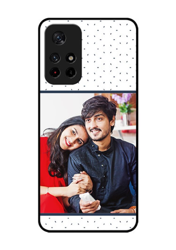 Redmi Note 11T 5g Personalized Glass Phone Case - Premium Dot Design
