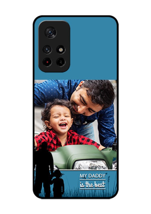 Redmi Note 11T 5g Custom Glass Mobile Case - Best dad design