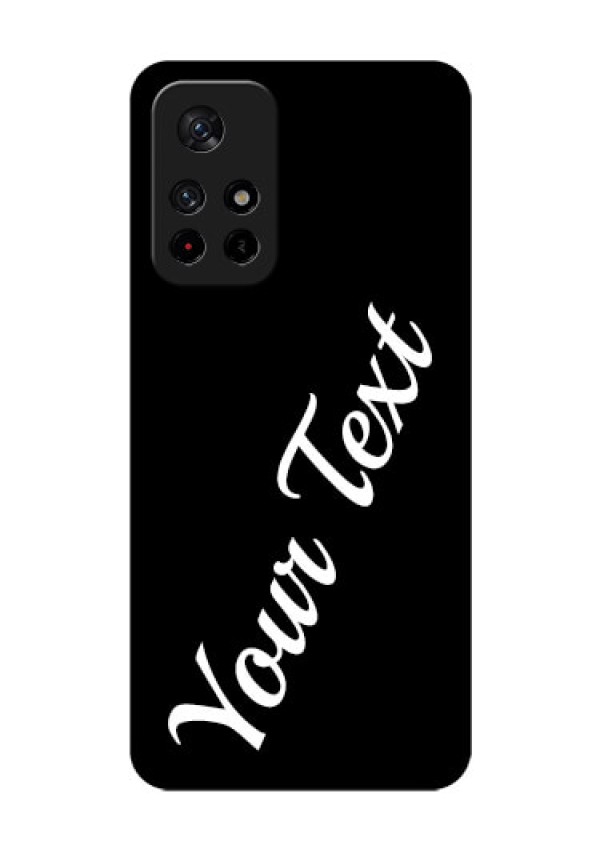Redmi Note 11T 5g Custom Glass Mobile Cover with Your Name