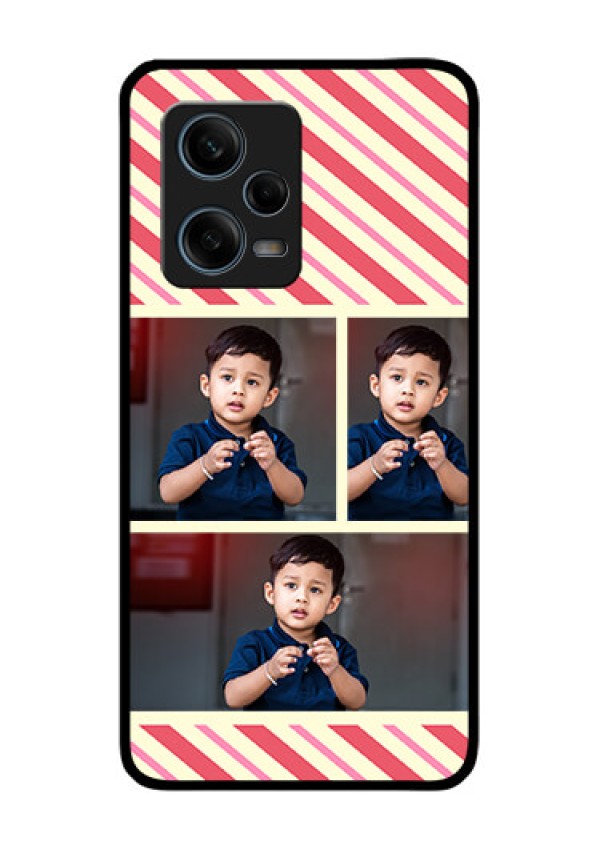 Xiaomi Redmi Note 12 Pro 5G Personalized Glass Phone Case - Picture Upload Mobile Case Design