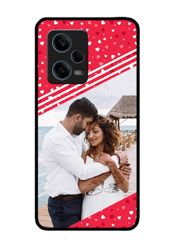 Xiaomi Redmi Note 12 Pro 5G Custom Glass Mobile Case - Valentines Gift Design