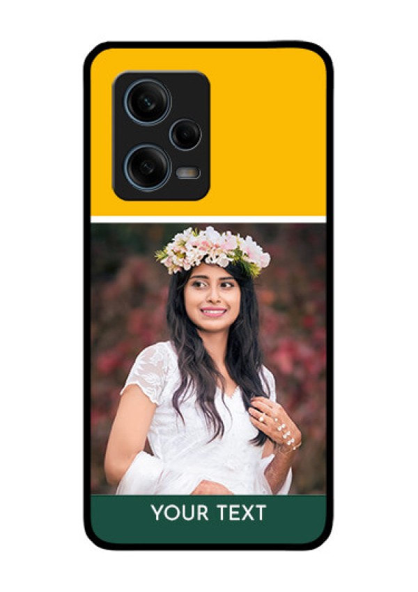 Xiaomi Redmi Note 12 Pro 5G Photo Printing on Glass Case - Love You Design