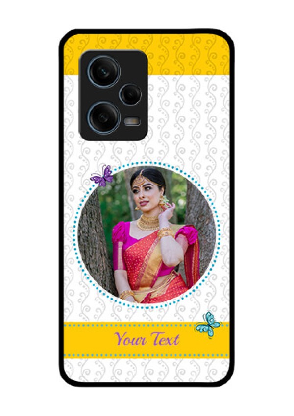 Xiaomi Redmi Note 12 Pro 5G Custom Glass Mobile Case - Girls Premium Case Design