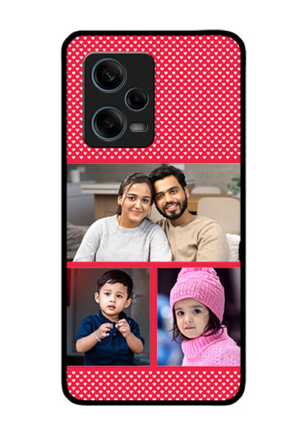 Xiaomi Redmi Note 12 Pro 5G Personalized Glass Phone Case - Bulk Pic Upload Design