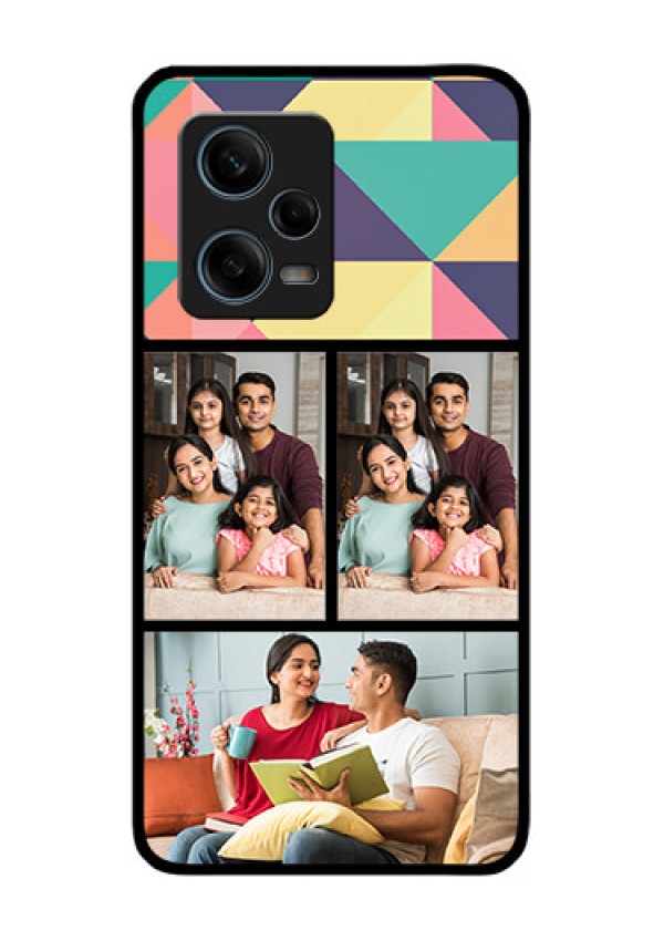Xiaomi Redmi Note 12 Pro 5G Custom Glass Phone Case - Bulk Pic Upload Design